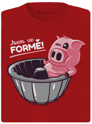 Ve formě dámské sportovní tričko Red Mal