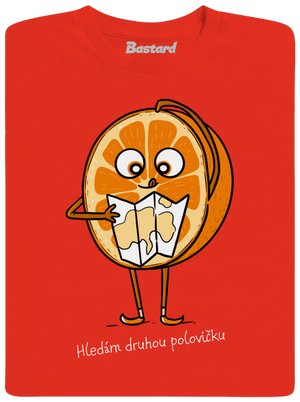 Druhá polovička pánské tričko Fiery Red