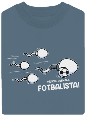 Vždycky jsem byl... unisex mikina bez kapuce Nordic Blue