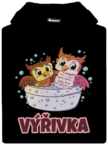 Výřivka dětská mikina klokanka Black