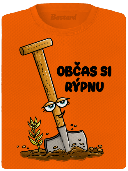 Občas si rýpnu dámské sportovní tričko Neon Orange
