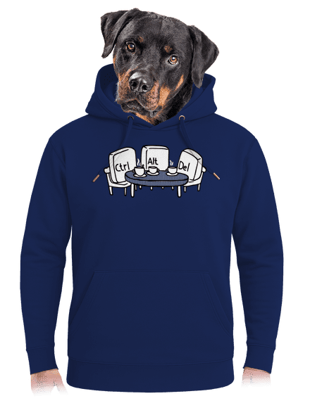 Nerozluční kamarádi unisex mikina premium Navy