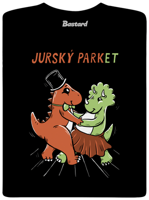 Jurský parket dětské tričko Black