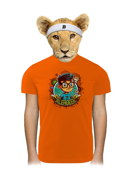 Alergeek dětské sportovní tričko Neon Orange