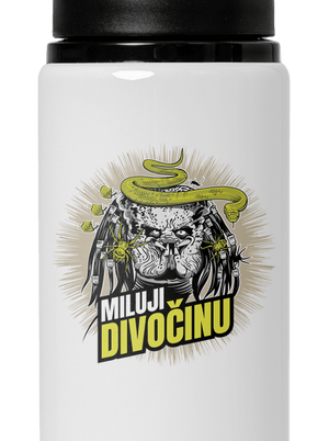 Miluji divočinu lahev na vodu White