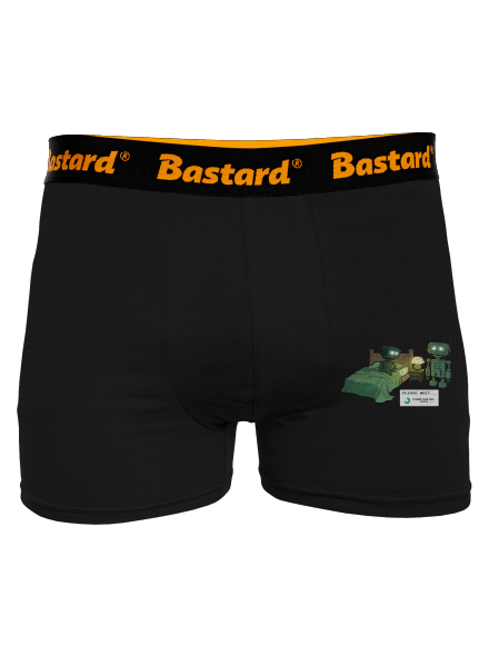 Robotí romantika boxerky Black
