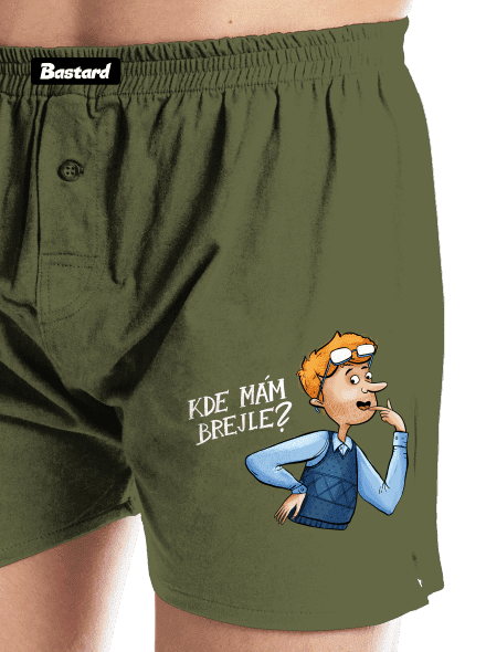 Kde mám brejle pánské trenky Khaki