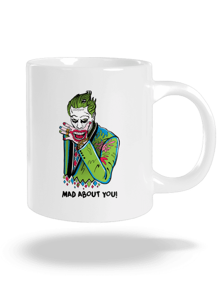 Joker a Harley velký hrnek White