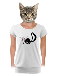 dámské tričko s lemem