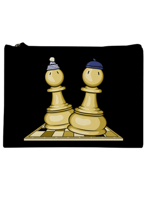 Šach a Mat taštička Black