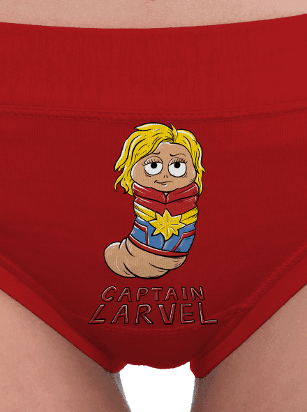 Captain Larvel dámské kalhotky Red Mal
