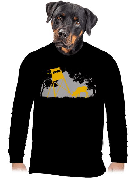 Lesní harmonie pánské dlouhý rukáv Black