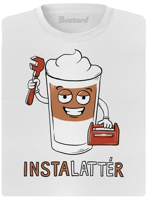 Instalattér dámské sportovní tričko White