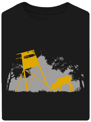 Lesní harmonie unisex tričko oversized Black