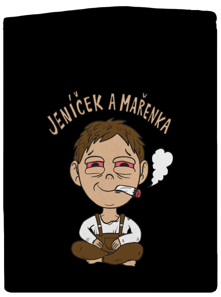 Jeníček a mařenka dámská mikina na zip Black