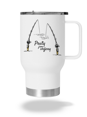 Pruty jsou vrženy termohrnek White