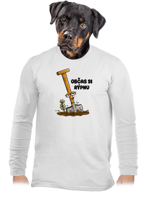 Občas si rýpnu pánské dlouhý rukáv White