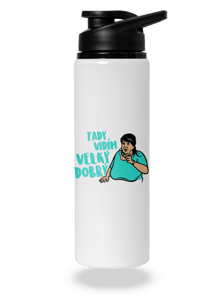 Velký dobrý lahev na vodu White