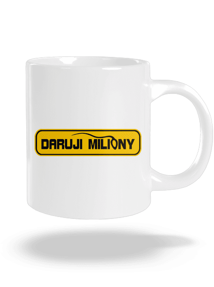 Miliony velký hrnek White