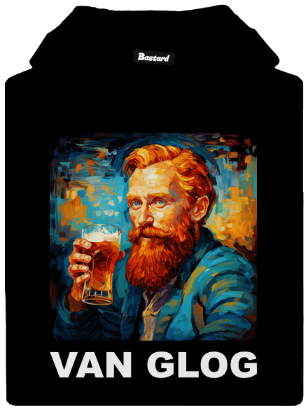 Van Glog pánská mikina klokanka Black