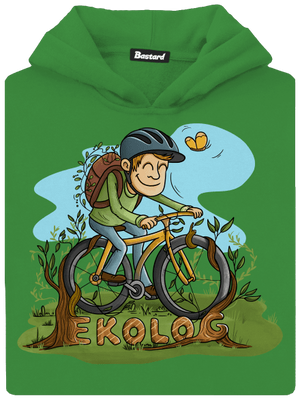 Ekolog dětská mikina klokanka Kelly Green AWD