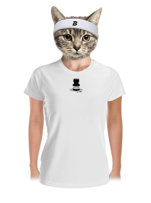 Netušim dámské sportovní tričko White