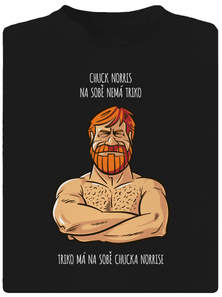 Chuck Norris dětské sportovní tričko Black