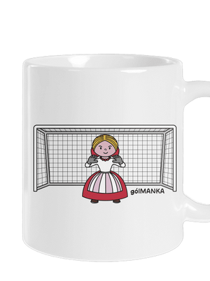 Gólmanka klasický hrnek White