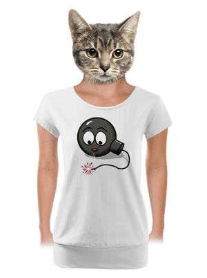 dámské tričko s lemem