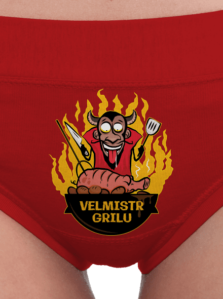 Velmistr grilu dámské kalhotky Red Mal