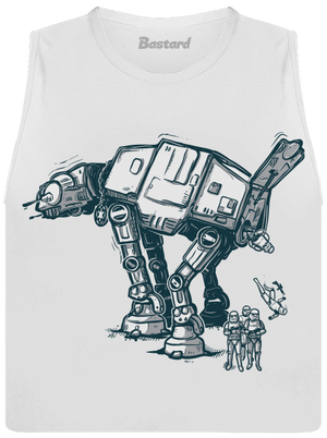 AT-AT dámské tílko volné White