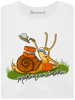 Makám na baráku dámské tričko s lemem White