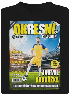 Fotbalová hvězda dětské sportovní tričko Black