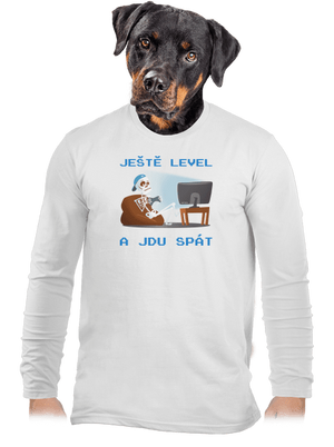 Ještě level pánské dlouhý rukáv White