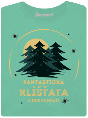 Fantastická klíšťata dámské tričko premium Mint Mal