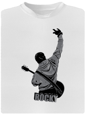 Rocky dětské sportovní tričko White