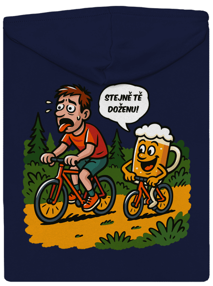 Doženu tě pánská mikina na zip Navy