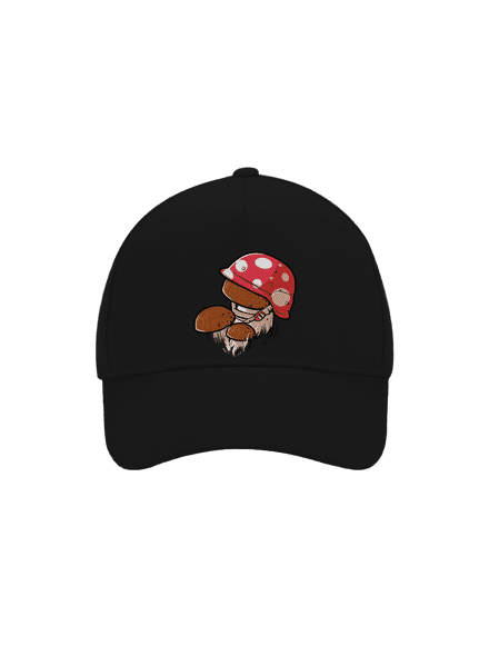 Hřib kšiltovka baseballka Black