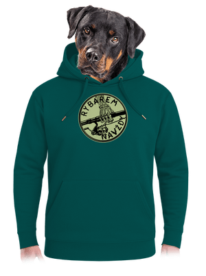 Rybářem navždy  unisex mikina premium Emerald Green