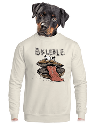 unisex mikina bez kapuce