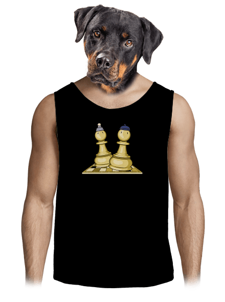 Šach a Mat pánské tílko Black