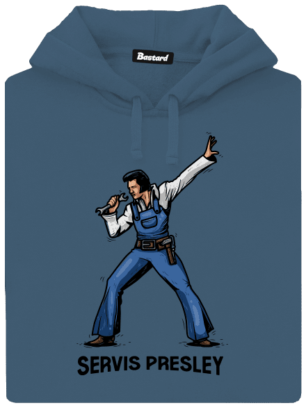 Servis Presley dámská mikina klokanka Denim