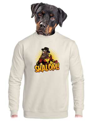 unisex mikina bez kapuce