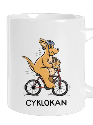 Cyklokan velký hrnek White