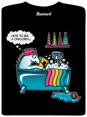 Jak se stát jednorožcem pánské dlouhý rukáv Black