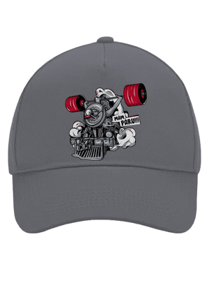 Lokomotiva kšiltovka baseballka Graphite grey