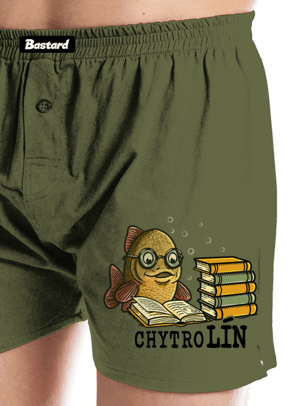Chytrolín pánské trenky Khaki