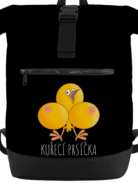Kuřecí prsíčka batoh Black