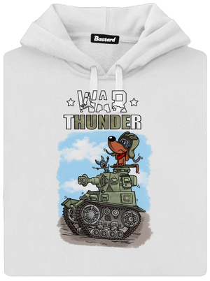 War Hunde dámská mikina klokanka White