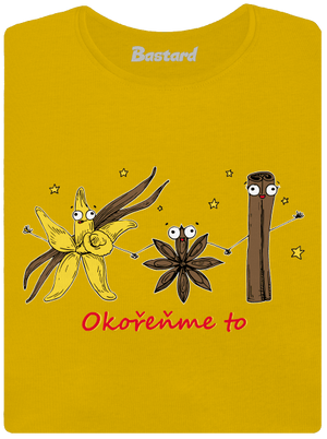 Okořeňme to dámské tričko Yellow